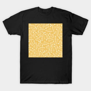 white dill on yellow pattern T-Shirt